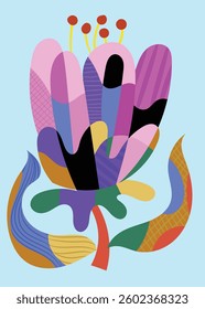 Fine Art Decoration, abstract poster for wall