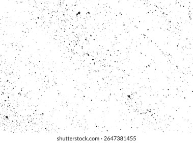 Fine black ink scatter splatter texture background. Minimal grunge spray drop pattern for overlays and artistic abstract design. High detail grunge print.
