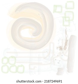 Fine color digital abstract painting