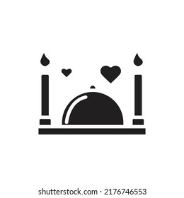 Fine Dining Filled Icon Vector Illustration