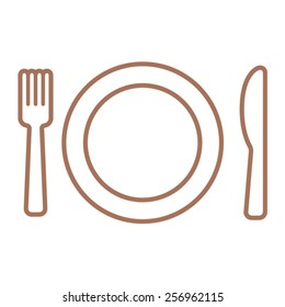 Plate cutlery Icons – Download for Free in PNG and SVG