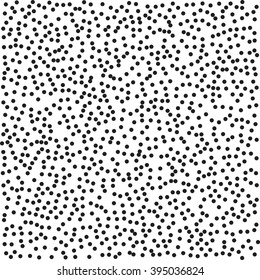 A fine dotted texture- black and white vector pattern