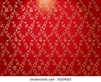 Fine element of design for cards covers sites in flower style