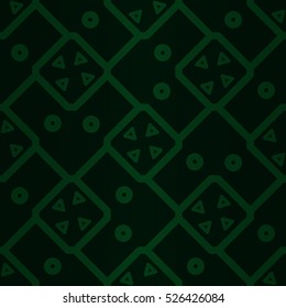 Fine geometric seamless pattern background in oriental style. Colorful, contrast design for surface, ads, curtain or other purpose. Simple tessellated repeatable backdrop. Modern design.