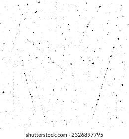 Fine grained vector texture. Grunge. Monochrome abstract splash background. Scratched.