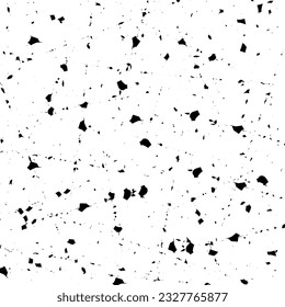 Fine grained vector texture. Grunge. Monochrome abstract splash background. Scratched.