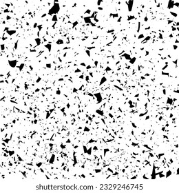 Fine grained vector texture. Grunge. Monochrome abstract splash background. Scratched.