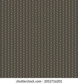Fine, gray textile material with broken golden stripes. Fabric texture background.
