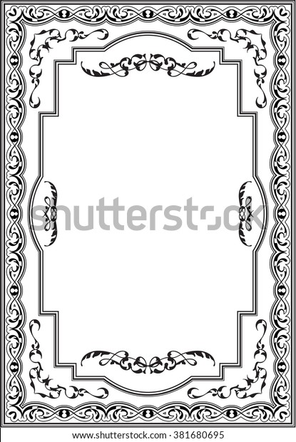 Fine great\
baroque art frame isolated on\
white