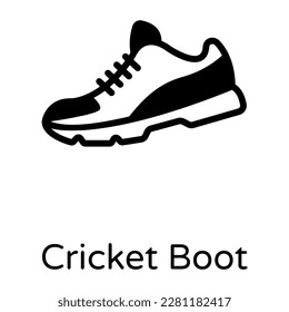 A fine icon of a cricket boot