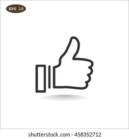  Fine icon Flat. 