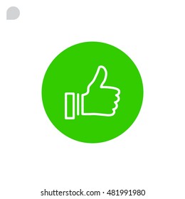  Fine icon Flat. 