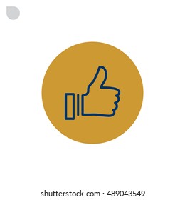  Fine icon Flat. 