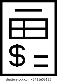 icono fino. Diseño de estilo lineal delgado aislado sobre fondo blanco