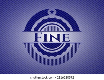 Fondo de jean fino. Ilustración vectorial. Detallado. 