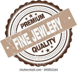 Fine Jewlery Premium Quality Rubber Stamp