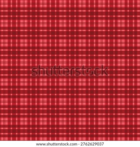 Fine Micro Check Plaid Pattern, Red Seamless Mesh Texture Vector Background for Digital Media and Professional Branding.