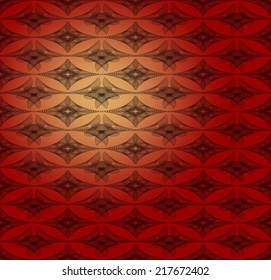 Fine outline abstract background on the red area