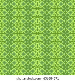 Fine patterned abstract background with flower shapes composed in strips, seamless vector in optical art style,