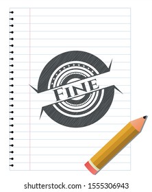 Fine pencil draw. Vector Illustration. Detailed.