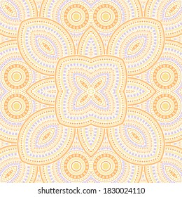 Fine portugese azulejo tile seamless rapport. Ethnic geometric vector elements. Rug print design. Classic lisbon azulejo tilework eternal pattern. Wall decoration template.