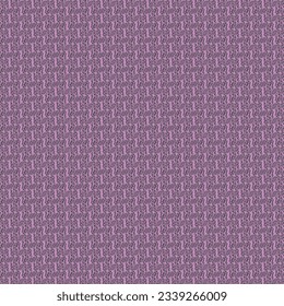 Feines violettes Trikot aus Wolle oder Baumwolle, mit Zickzacken, Streifen unterbrochen und gekreuzt. Modemuster. Abstrakte Vektorgrafik.