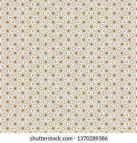 Fine seamless japanese pattern kumiko for shoji screen.Great design for any purposes. Japanese pattern background vector. Japanese traditional wall, shoji.Average lines.