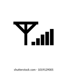 fine signal vector icon