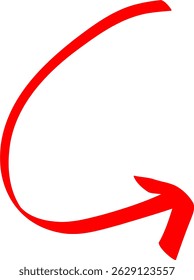 Fine Sketch of Red Stabillo Arrow