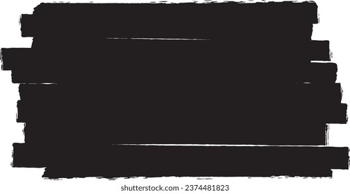 fine splintered grunge marker swipe background highlight panel vector graphic design resource in black
