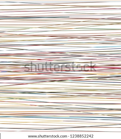Fine straight lines random leaning, close to the horizontal, to create modern, linear texture