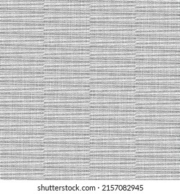 Fine striped linen cloth. Rustic fabric woven with black and white threads. Country napkin background. Absract vector.