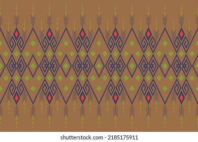 un diseño de patrones tribales étnicos geométricos finos para tela textil, alfombra, tapicería, cortina. patrón transparente vectorial