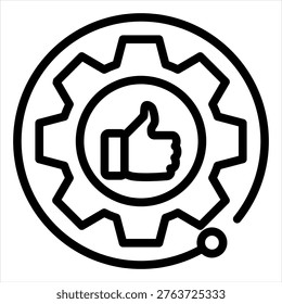 Fine Tuning Line Black Single Icon