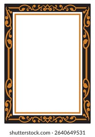 Fine Vintage Ornamental Border Decorative Vector