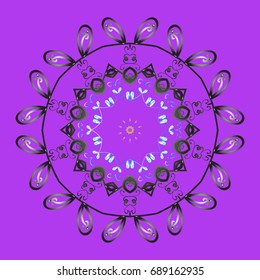 Fine winter ornament. Vector illustration. Snowflakes collection. Isolated of vector snowflakes.