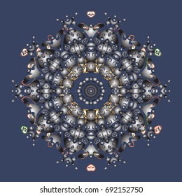 Fine winter ornament. Vector illustration. Snowflakes collection. Isolated of vector snowflakes.