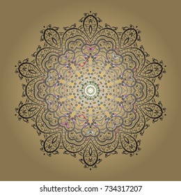 Fine winter ornament. Vector illustration. Snowflakes collection. Isolated of vector snowflakes.