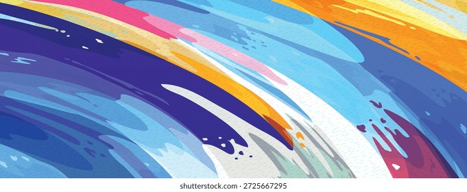 Fineart Abstract Background AA vector illustration