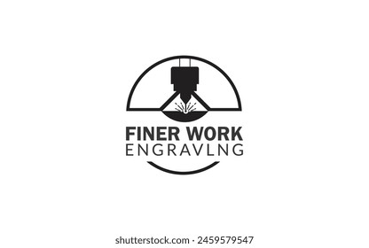 finer work engravlg logo - business logo - company logo