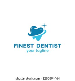 Finest Dentist Logo Design Template Idea