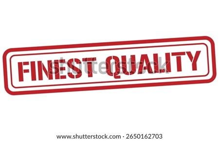 FINEST QUALITY red stamp text vector, rubber stamp