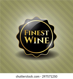 Finest Wine dark badge