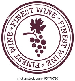 Finest Wine Stamp