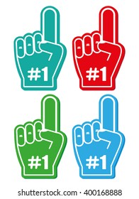 Finger up 1 fan icon