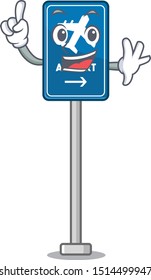 Finger airport sign toys in cartoon shaped
