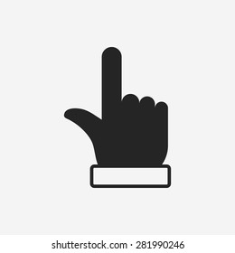 Finger arrow icon