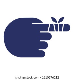 
Finger Bandage Isolated Vector icon which can be easily modified or edit

