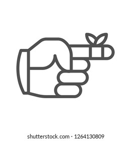 Finger Bandage Vector Icon