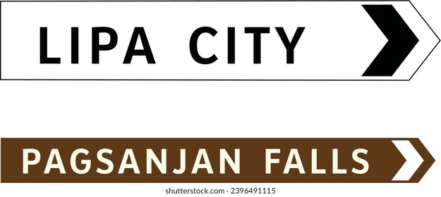 Finger board and direction signs for less important roads, Road signs in the Philippines, Regulatory signs indicate the application of legal or statutory requirements.